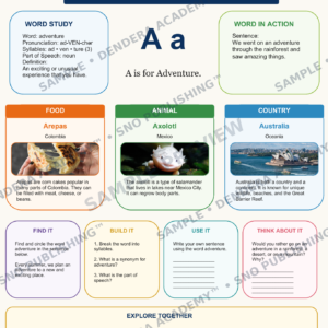 Dendera Academy™ Explore the Word: Around the World A–Z — Elementary Edition