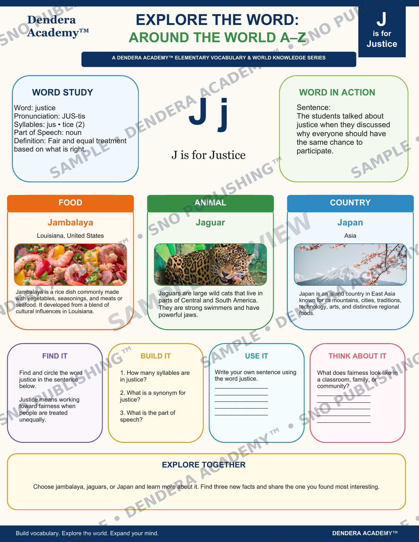 Dendera Academy™ Explore the Word: Around the World A–Z — Elementary Edition - Image 5