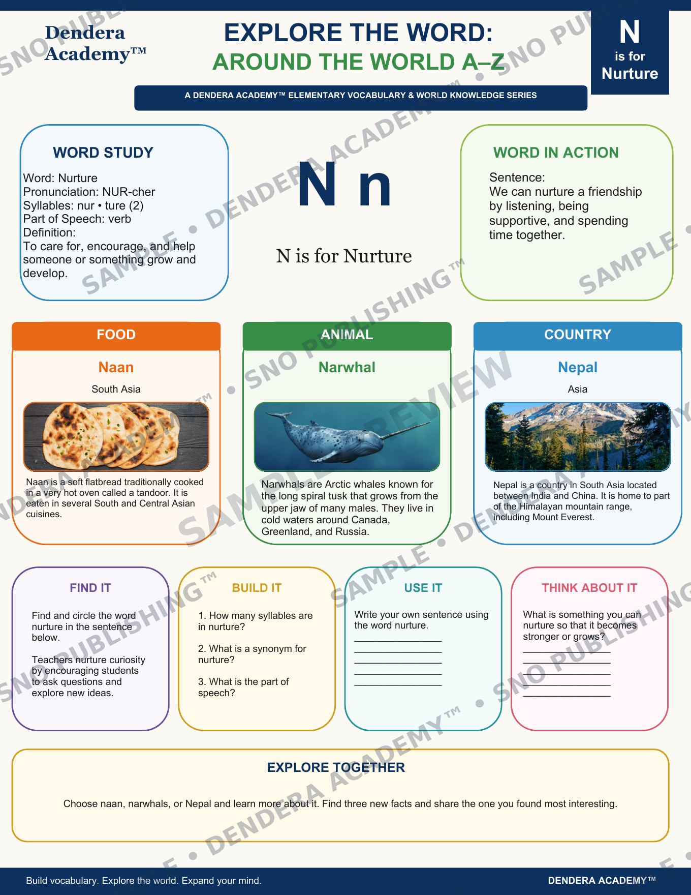 Dendera Academy™ Explore the Word: Around the World A–Z — Elementary Edition - Image 4