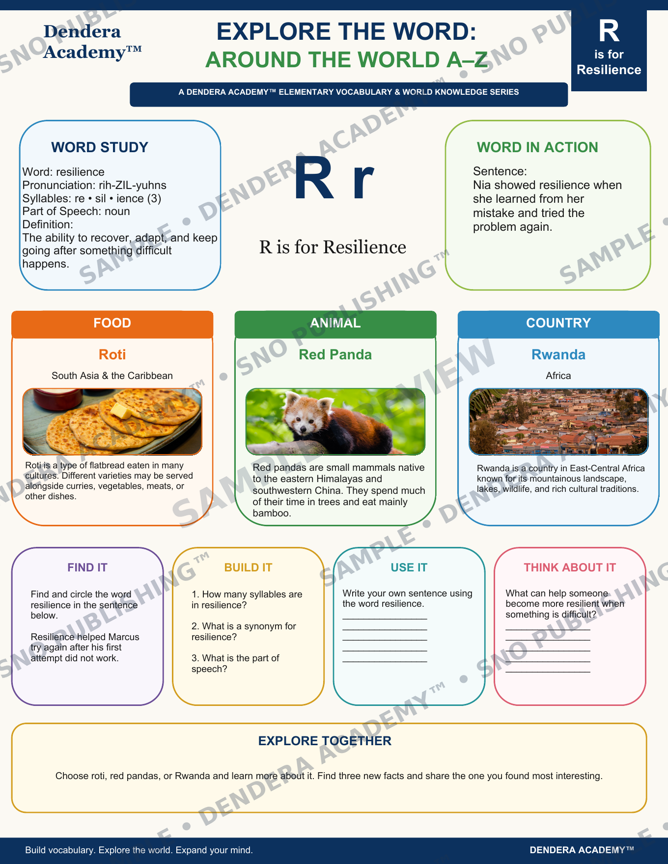 Dendera Academy™ Explore the Word: Around the World A–Z — Elementary Edition - Image 3